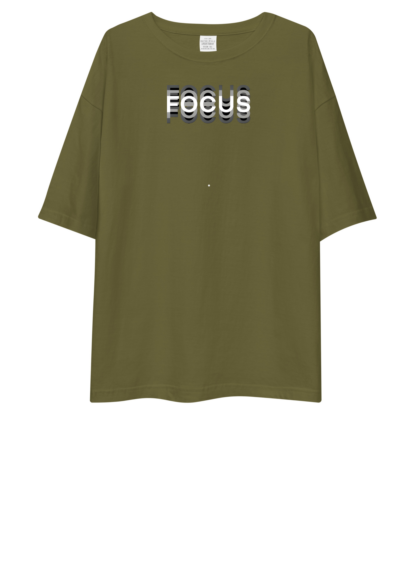 FOCUS Oversized T-Shirt Drop Shoulder