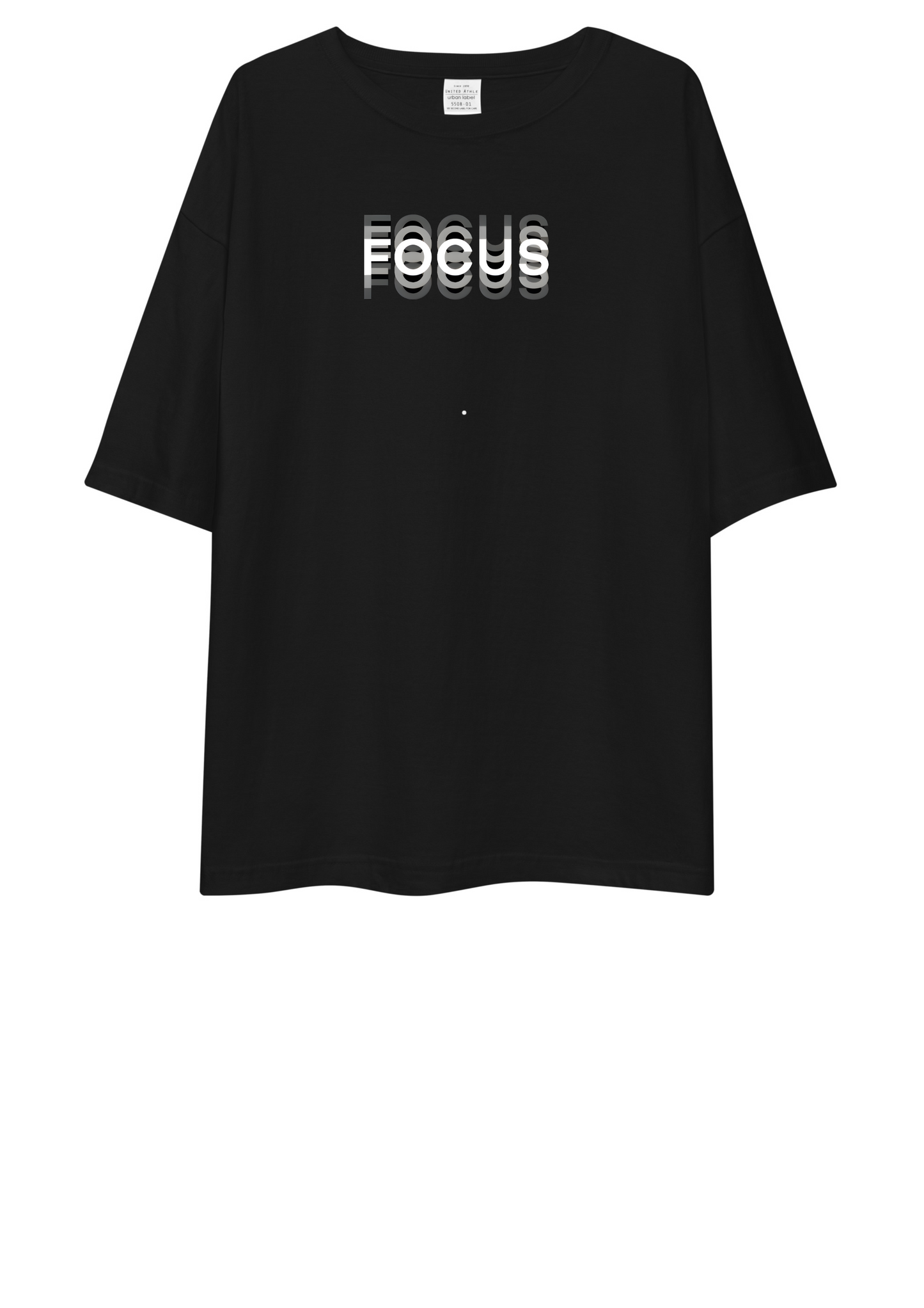 FOCUS Oversized T-Shirt Drop Shoulder