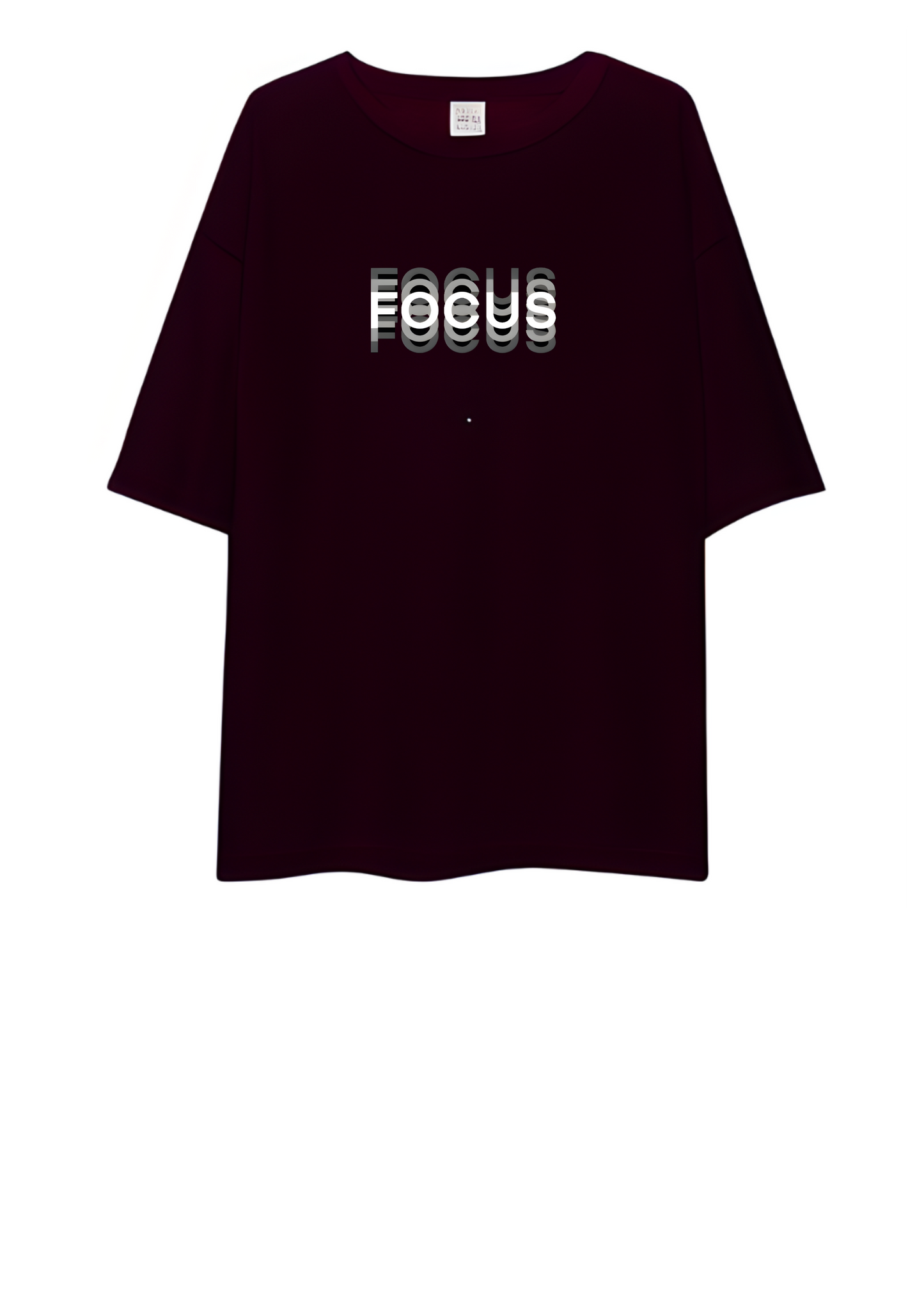 FOCUS Oversized T-Shirt Drop Shoulder