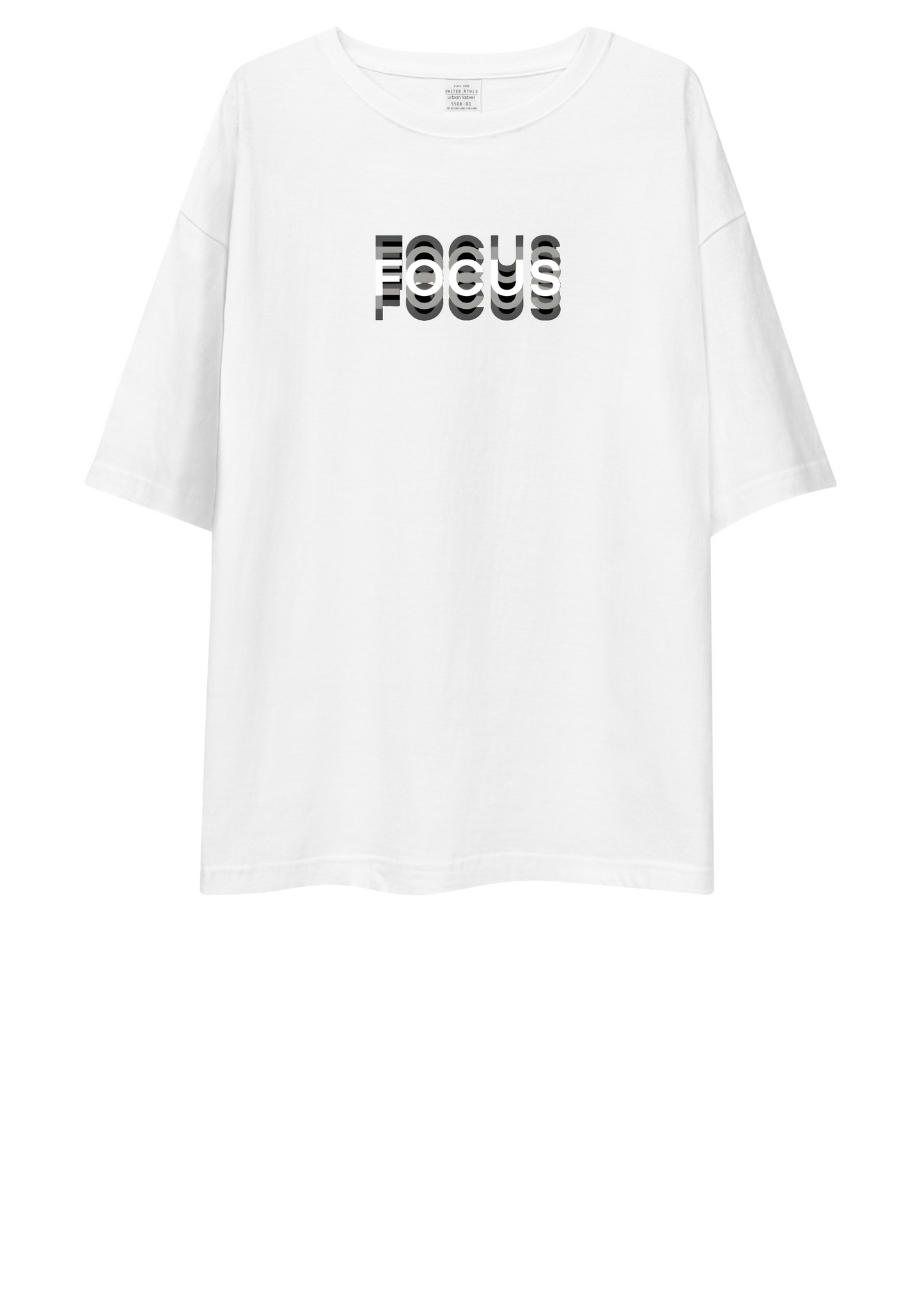FOCUS Oversized T-Shirt Drop Shoulder